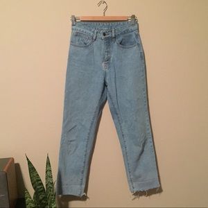 Brandy Melville/John Galt High Rise Mom Jeans
